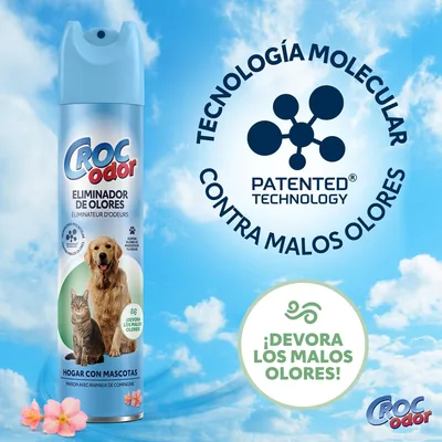 Croc Odor Spray Eliminador de Olores para Mascotas 300 ml - pack de 6 unidades – foto 3