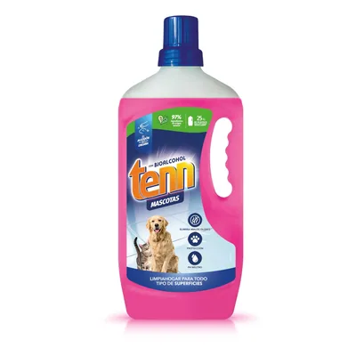 Tenn Mascotas Limpiahogar Concentrado para Perros y Gatos 1300 ml (pack de 12)
