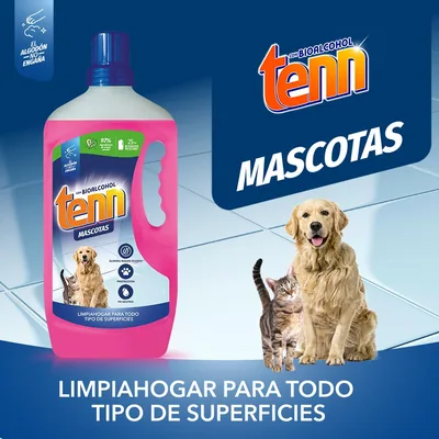Tenn Mascotas Limpiahogar Concentrado para Perros y Gatos 1300 ml - pack de 12 unidades – foto 4
