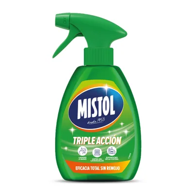 Mistol Triple Acción Desengrasante Cocina 500 ml (pack de 8)