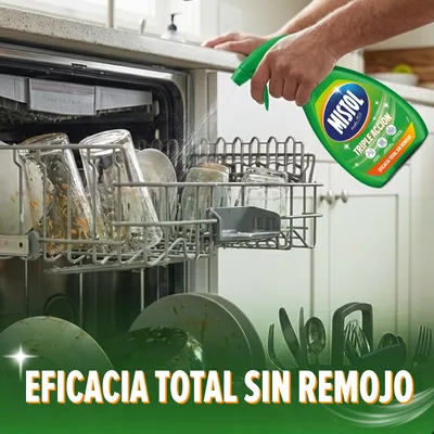 Mistol Triple Acción Desengrasante Cocina 500 ml - pack de 8 unidades – foto 2
