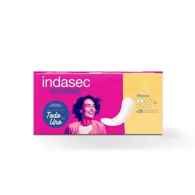 Indasec Discreet Micro 28 compresas (pack de 10)
