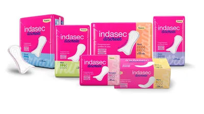 Indasec Discreet Extra 20 compresas - pack de 8 unidades – foto 5