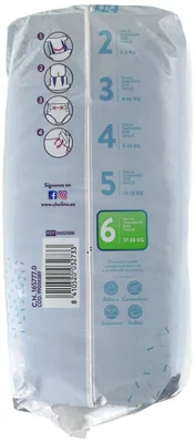 Chelino Unisex Junior pañal infantil talla 6 27 pañales - pack de 6 unidades – foto 3