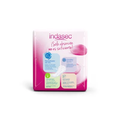 Indasec Dermoseda compresa incontinencia extra aloe vera 20 compresas - pack de 6 unidades – foto 2