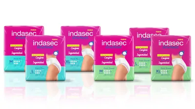Indasec Discreet Pant Super talla media, 10 pants 100 ml - pack de 4 unidades – foto 7