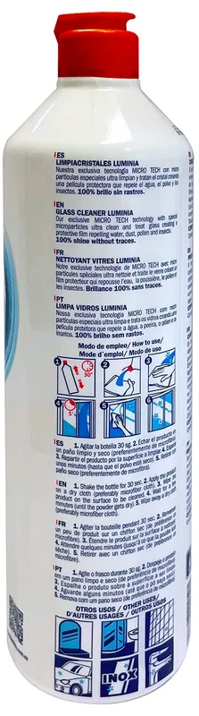 Luminia Limpiacristales 750 ml - pack de 12 unidades