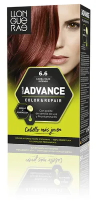 Llongueras Color Advance Tinte Pelo Mujer Tono 6.6 Caoba Rojo Intenso 100 ml - pack de 3 unidades – foto 2