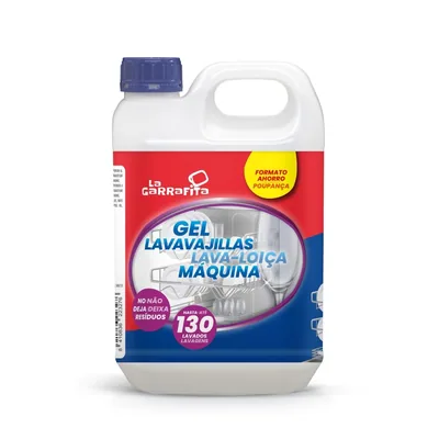 La Garrafita Gel Lavavajillas Máquina 2 litros (pack de 4)