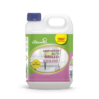 La Garrafita Limpiador Alto Brillo 2 litros (pack de 4)