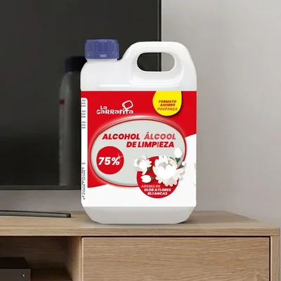 Alcohol de Limpieza 75% Aroma Floral 2 litros - pack de 4 unidades – foto 4