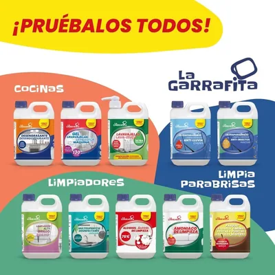 Alcohol de Limpieza 75% Aroma Floral 2 litros - pack de 4 unidades – foto 5