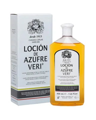 Azufre Veri Loción equilibrante Intea anticaída y anticaspa 400 ml - 1 unidad – foto 2