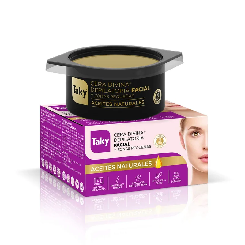 Taky Expert Crema Divina Cera Facial Depilatoria 100 gr - pack de 2 unidades
