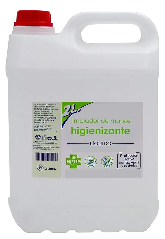 Instituto Español Bacteroline Limpiador de Manos 2000 ml - 1 unidad