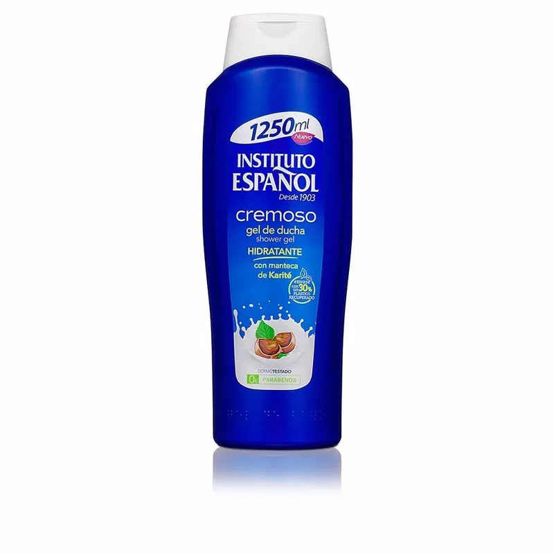 Instituto Español Gel de Baño Cremoso con Manteca de Karité 1250 Ml - pack de 6 unidades