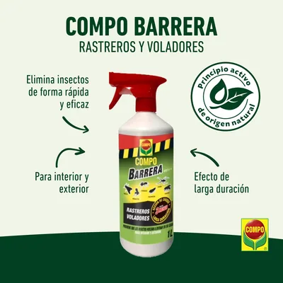 Compo Barrera de insectos para rastreros y voladores 1000 ml - pack de 3 unidades – foto 5