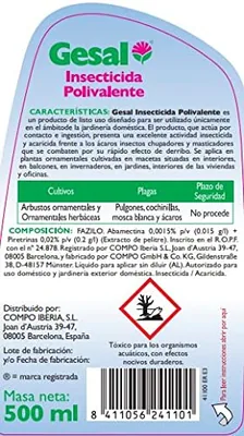 Gesal Insecticida polivalente pulverizador 500 ml - pack de 6 unidades – foto 1