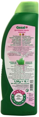 Gesal Fertilizante líquido universal 1 L - pack de 3 unidades – foto 1