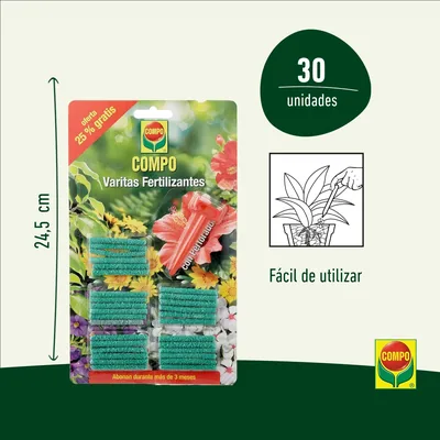 Compo Varitas fertilizantes para plantas de interior y exterior - pack de 4 unidades – foto 3