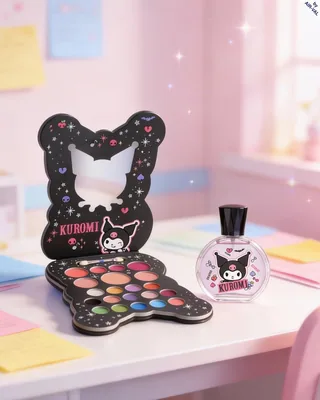Air-Val International Kuromi Estuche con EDT 50 ml y Paleta de maquillaje - 1 unidad – foto 2
