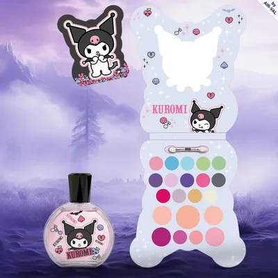 Air-Val International Kuromi Estuche con EDT 50 ml y Paleta de maquillaje - 1 unidad – foto 3