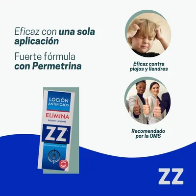 ZZ Antipiojos Loción Capilar para Eliminación de Piojos y Liendres 100 ml - pack de 2 unidades – foto 5