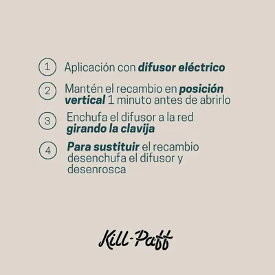 Kill-Paff Antimosquitos Eléctrico 33 ml - pack de 4 unidades – foto 2