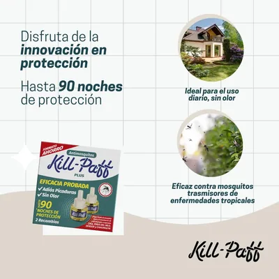 Kill-Paff Antimosquitos Eléctrico 33 ml - pack de 4 unidades – foto 4