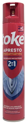 TOKE Apresto Instantáneo| Elimina las Arrugas| Deja un Suave Perfume| (pack de 3)
