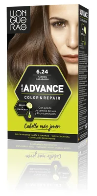 Llongueras Color Advance Tinte Pelo Mujer Tono 6.24 Marrón Macadamia - pack de 3 unidades – foto 2