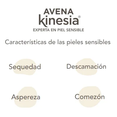 Avena Kinesia Gel de Baño Reparador. Gel de ducha nutritivo con avena coloidal 750 ml - pack de 4 unidades – foto 3