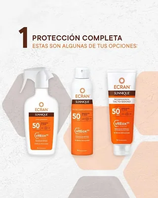 Ecran Sunnique Leche Protectora en Spray Solar FPS50 270 ml - 1 unidad – foto 9