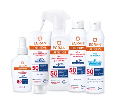 Ecran Denenes Leche Solar Niños FPS50+ Spray Piel Sensible 270 ml - 1 unidad – foto 5