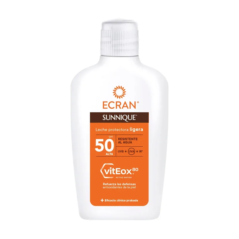 Ecran Sunnique Protector Solar Corporal FPS50 Leche Ligera 200 ml - 1 unidad