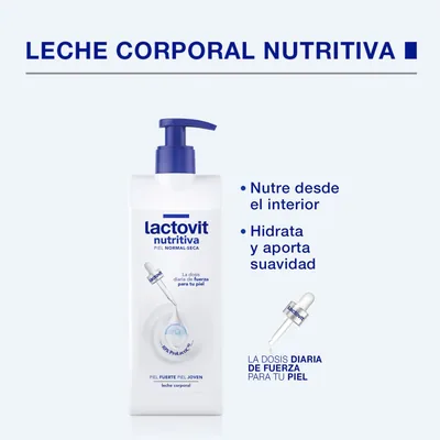 Lactovit Leche Corporal Nutritiva Revitalizante con ProLactiC10 400ml - pack de 3 unidades – foto 3