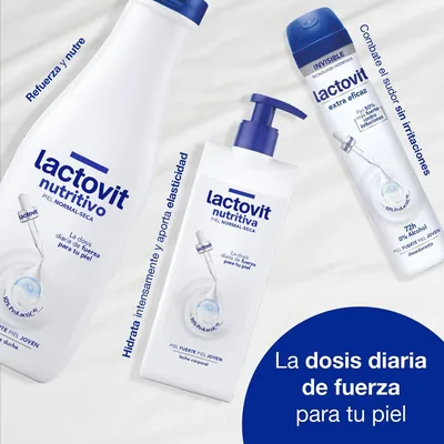 Lactovit Leche Corporal Nutritiva Revitalizante con ProLactiC10 400ml - pack de 3 unidades – foto 5