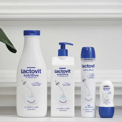 Lactovit Leche Corporal Nutritiva Revitalizante con ProLactiC10 400ml - pack de 3 unidades – foto 6