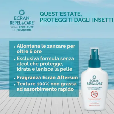 Ecran Repel&Care mosquitos vaporizador 100 ml - pack de 3 unidades – foto 1