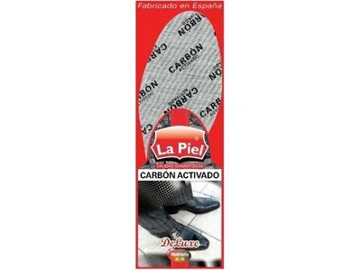 La Piel Plantillas Zapatos Carbón Activado Multitalla (pack de 12)