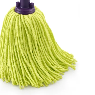 Mery Fregona de Microfibra 100% Superabsorbente Lima y Morado 22 cm - pack de 12 unidades – foto 3
