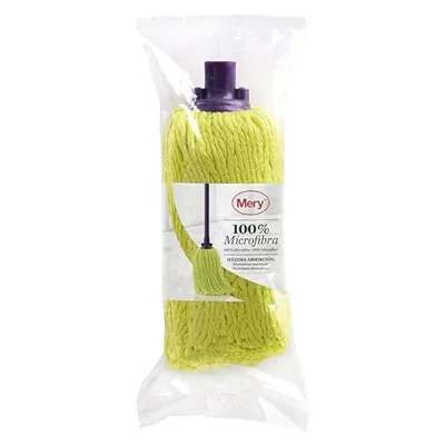 Mery Fregona de Microfibra 100% Superabsorbente Lima y Morado 22 cm - pack de 12 unidades – foto 4