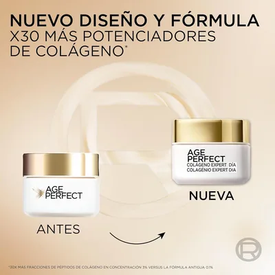 L'Oréal Paris Age Perfect Colágeno Expert Crema de Día Antimanchas 50 ml - pack de 2 unidades – foto 9