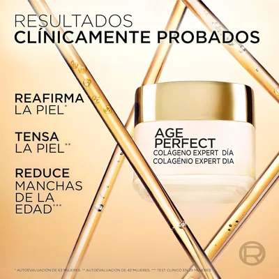 L'Oréal Paris Age Perfect Colágeno Expert Crema de Día Antimanchas 50 ml - pack de 2 unidades – foto 2