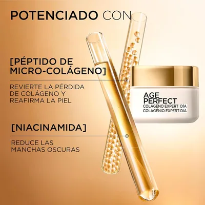 L'Oréal Paris Age Perfect Colágeno Expert Crema de Día Antimanchas 50 ml - pack de 2 unidades – foto 4