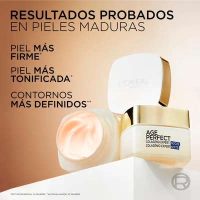 L'Oréal Paris Age Perfect Crema de Noche Restauradora Antimanchas 50 ml - pack de 2 unidades – foto 4