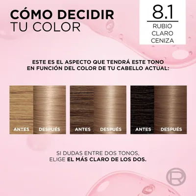 L'Oréal Paris Excellence Crème Tinte Permanente Tono 8.1 Rubio Claro Ceniza 60 ml - pack de 3 unidades – foto 7