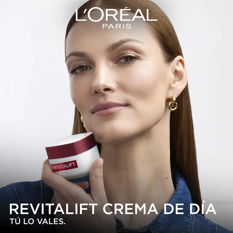 L'Oréal Paris Revitalift Clásico Crema de Día Antiarrugas Reafirmante 50 ml - pack de 2 unidades