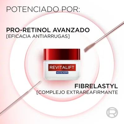 L'Oréal Paris Revitalift Crema de Noche Antiarrugas Pro-Retinol 50 ml - pack de 2 unidades – foto 6
