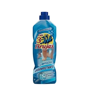 Las 3 Brujas Limpiador Bactericida Desinfectante 1 l (pack de 12)